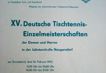 15 1963 Neugersdorf alle Resultate