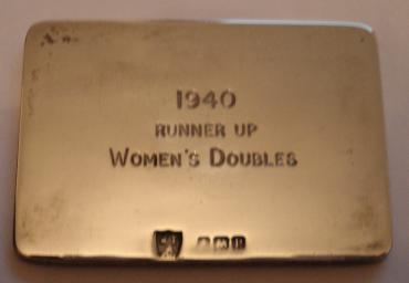 1940 English Open Womens Doubles Runner Up (1)