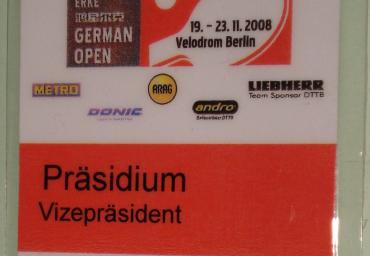 2008 German Open Vizepräsident