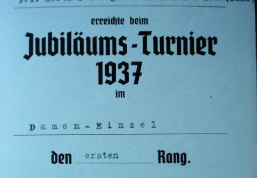 1937 Jubiläums-Turnier